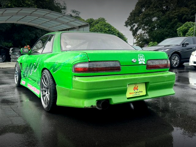 Rear exterior of S13 NISSAN SILVIA.