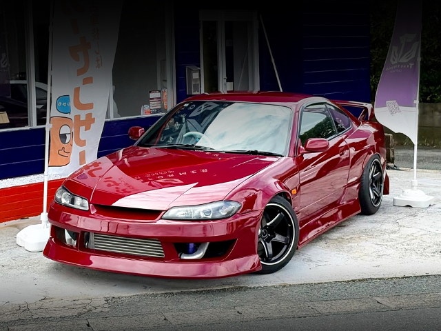 Front exterior of ORIGIN WIDEBODY S15 SILVIA.