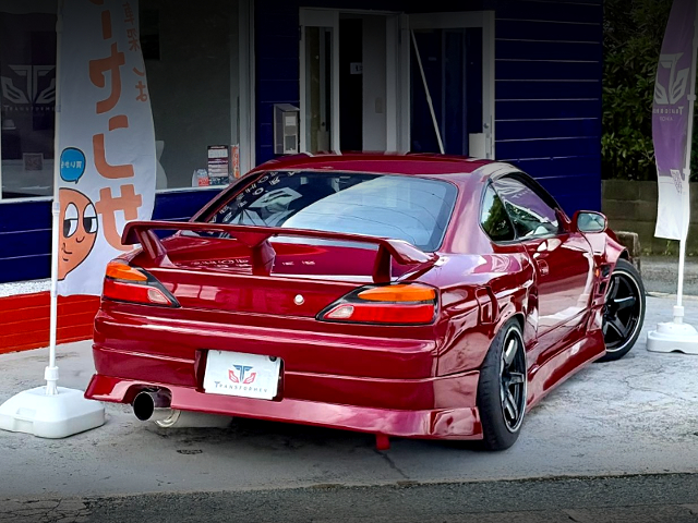 Rear exterior of ORIGIN WIDEBODY S15 SILVIA.