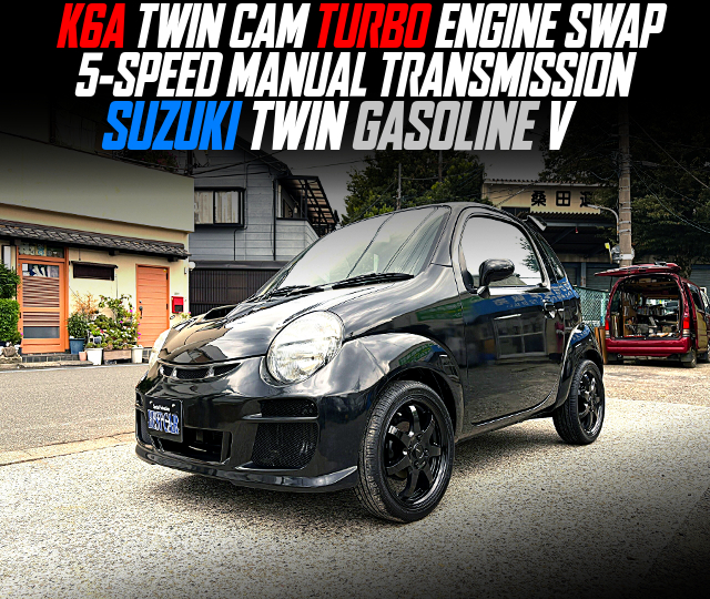 K6A TWIN CAM TURBO ENGINE, 5-SPEED MANUAL TRANSMISSION, in the SUZUKI TWIN GASOLINE V.