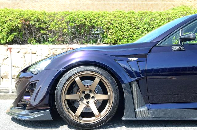 Front Rim of VARIS WIDEBODY ZN6 TOYOTA 86GT.