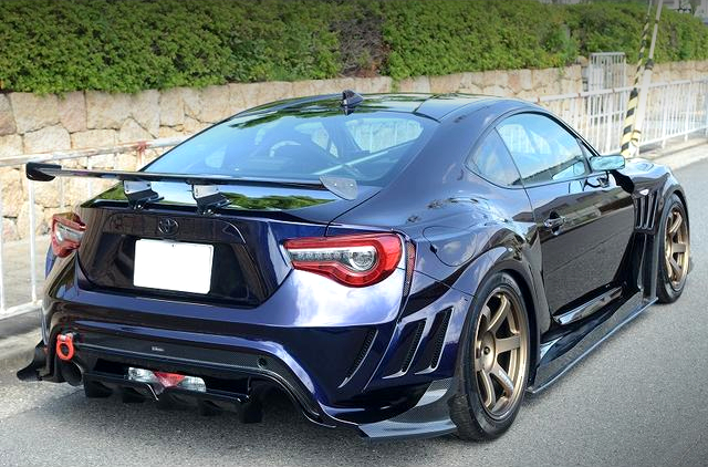 Rear exterior of VARIS WIDEBODY ZN6 TOYOTA 86GT.
