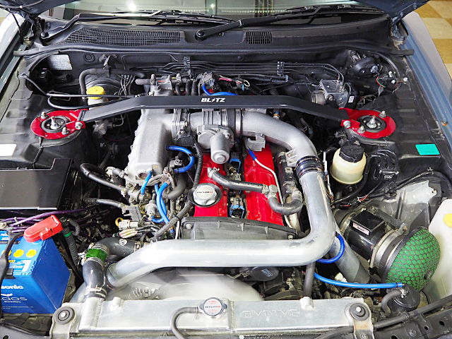 RB25DET turbo engine.