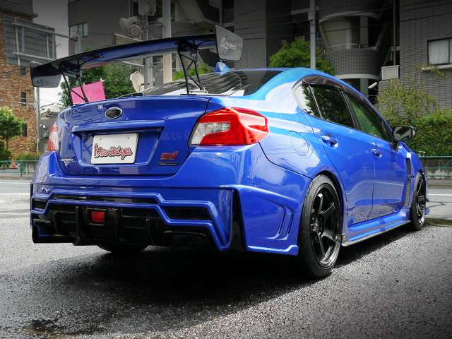 Rear exterior of 421PS VAB SUBARU WRX STI TYPE-S.