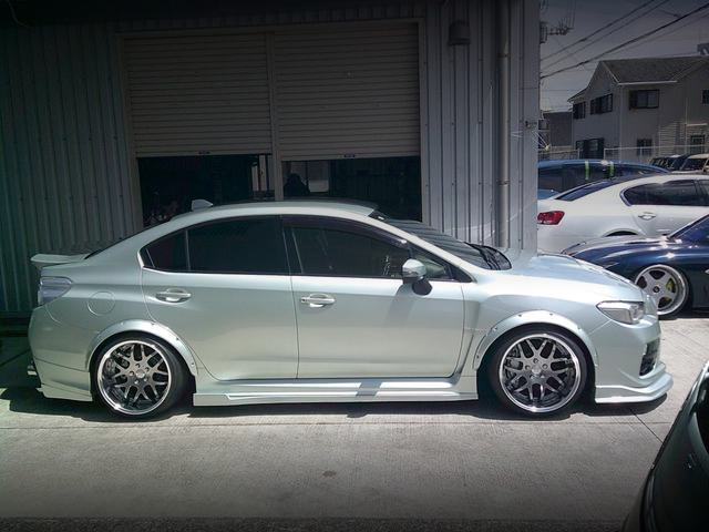 Right-Side exterior of WIDEBODY VAB SUBARU WRX STI TYPE-S.