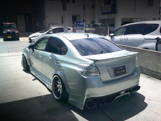 Rear exterior of WIDEBODY VAB SUBARU WRX STI TYPE-S.