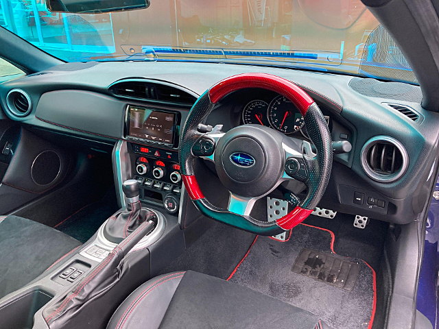 Interior of VARIS WIDEBODY ZC6 SUBARU BRZ GT.
