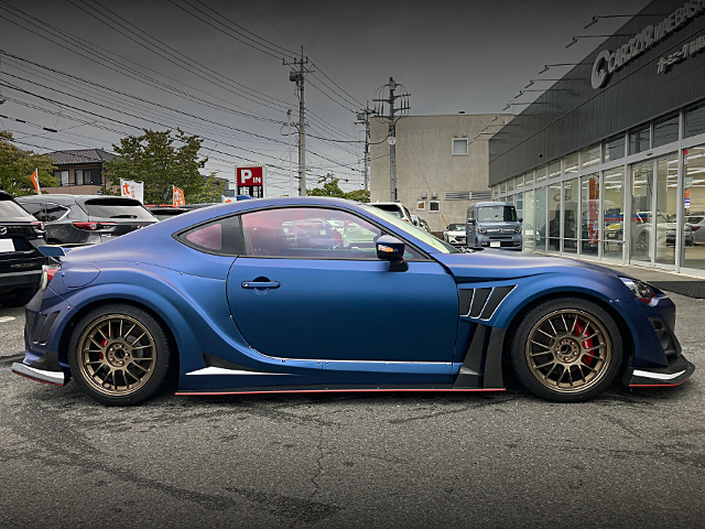 Side exterior of VARIS WIDEBODY ZC6 SUBARU BRZ GT.