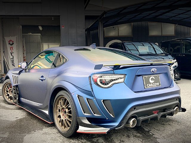 Rear exterior of VARIS WIDEBODY ZC6 SUBARU BRZ GT.