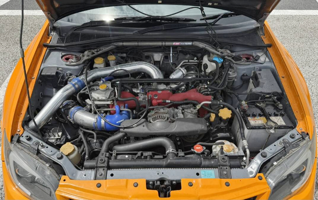 EJ207 turbo engine.