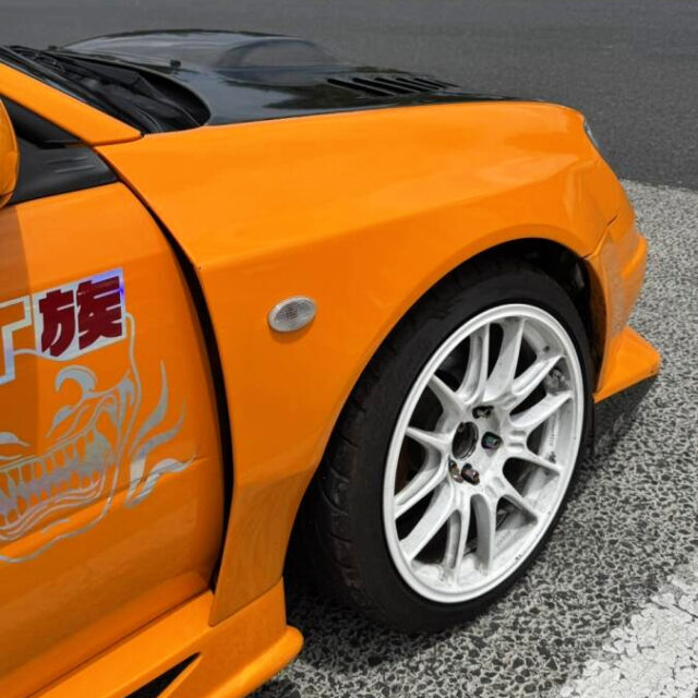 Front Rim of VOLTEX WIDEBODY GDB IMPREZA WRX STI.