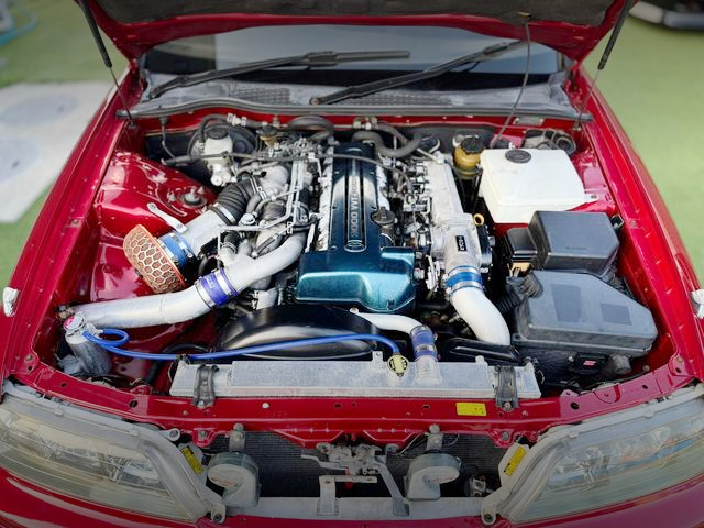 VVT-i 2JZ-GTE TWIN TURBO ENGINE installed X100 MARK II.