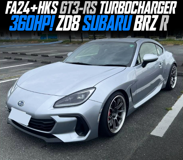 FA24+HKS GT3-RS TURBOCHARGER in the 360HP ZD8 SUBARU BRZ R.