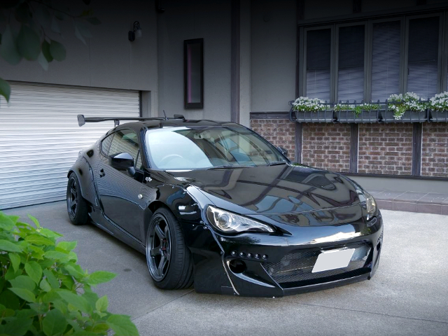 Front exterior of ROCKET BUNNY WIDEBODY ZN6 TOYOTA 86GT LIMITED.