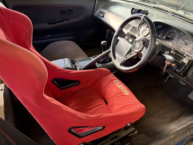Driver Side Interior of WIDEBODY RPS13 180SX.