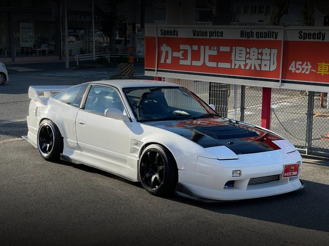 Front exterior of WIDEBODY 180SX TYPE-X.