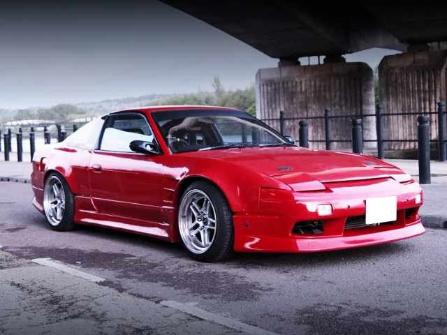 Front exterior of S13 NISSAN 200SX.