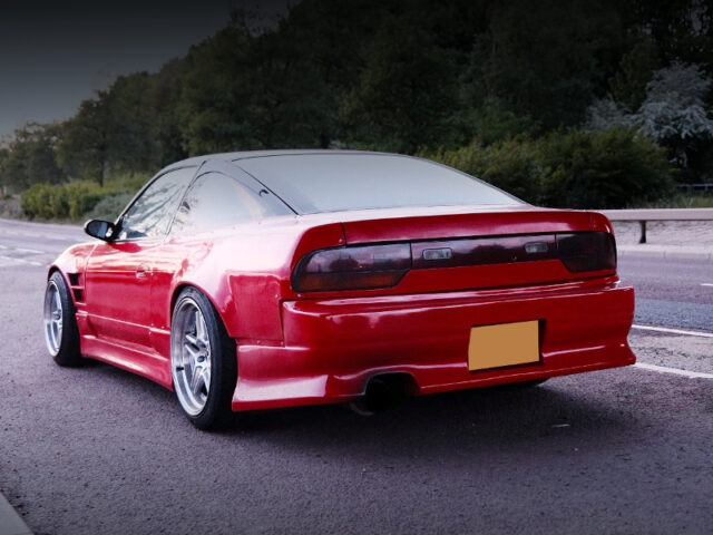 Rear exterior of S13 NISSAN 200SX.