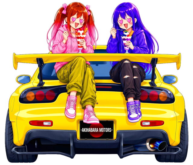 RX-7 (FD3S) × PINKちゃん&藍姉さん JDMパフェタイム