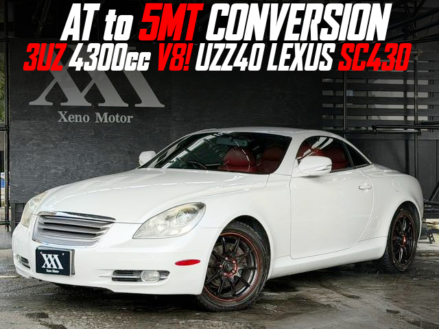 AT to 5MT CONVERSION, modified UZZ40 LEXUS SC430 of 3UZ 4300cc V8.