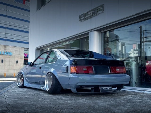Rear exterior of A60 CELICA XX L.