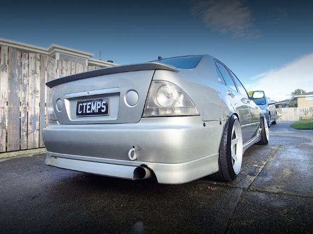 Rear exterior of 400HP TOYOTA ALTEZZA.