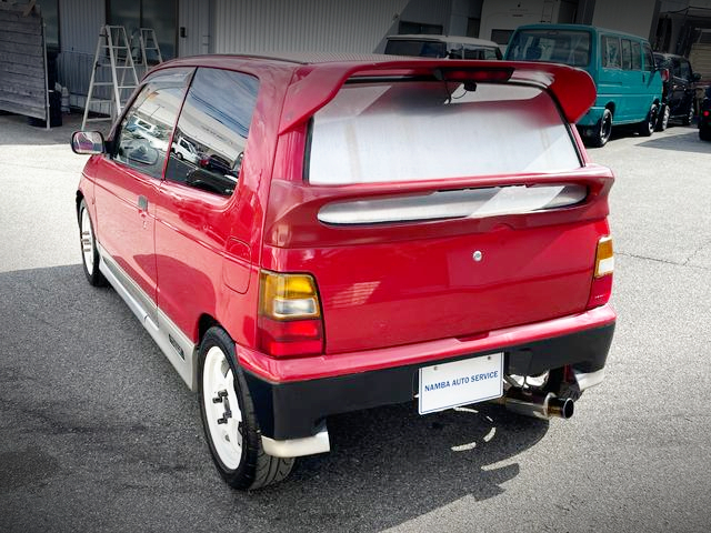 Rear exterior of HA21S ALTO WORKS RS/Z.