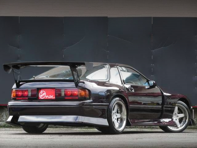 Rear exterior of BN-SPORTS WIDEBODY FC3S RX-7 GT-X.