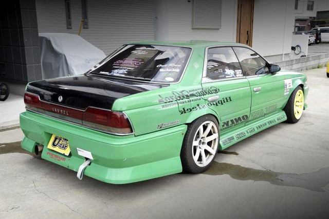 Rear exterior of 450HP C33 NISSAN LAUREL.