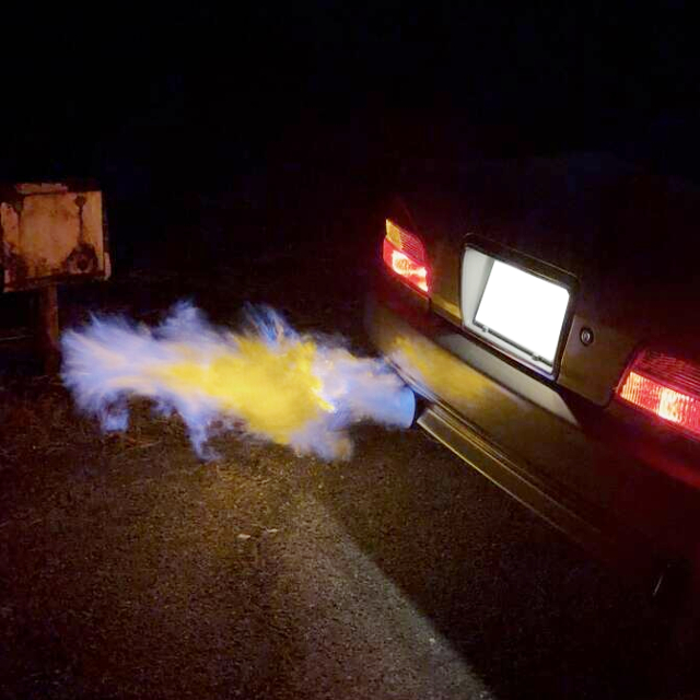 Exhaust of C35 NISSAN LAUREL.
