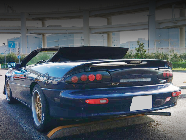 Rear exterior of FD3S RX-7 STYLE 4th Gen CHEVROLET CAMARO.