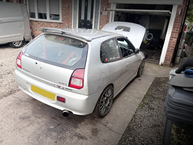 Rear exterior of MITSUBISHI COLT(JDM 5th Gen MIRAGE).