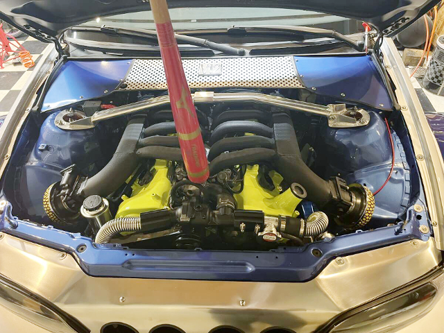 1GZ-FE 5.0L V12 ENGINE installed M3GTR Widebody E46 BMW 318ci.