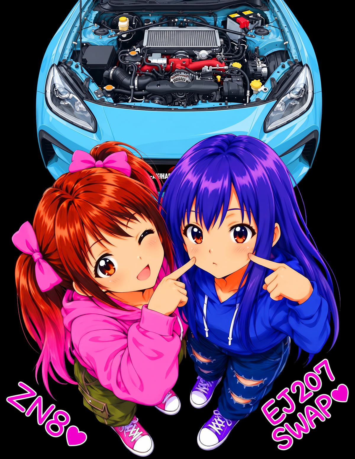 EJ207ターボスワップ GR86 × PINKちゃん＆藍姉さん