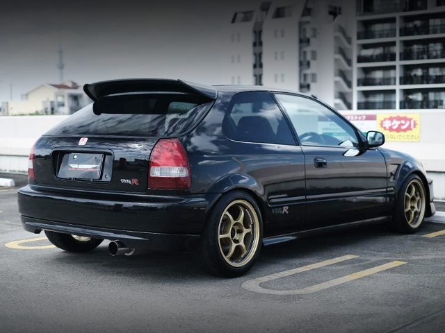 Rear exterior of EK9 CIVIC TYPE-R.