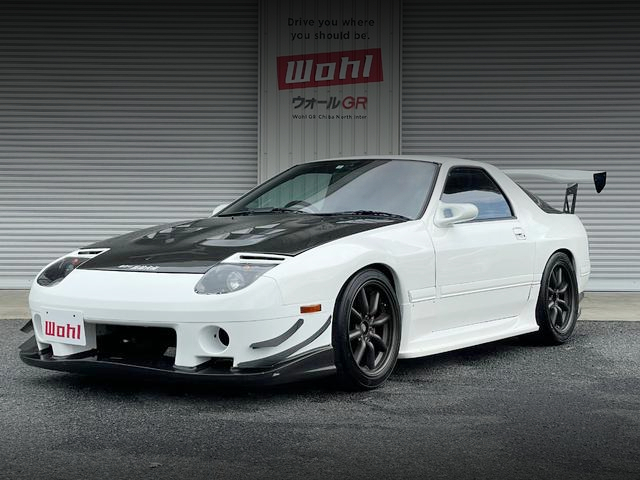 Front exterior of RE-AMEMIYA Furinkazan Style FC3S SAVANNA RX-7 GT-X.