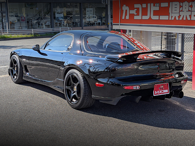 Rear exterior of WIDEBODY FD3S RX-7 TYPE-R II.