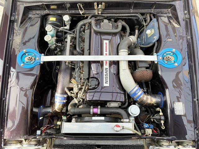 RB26 TWIN TURBO ENGINE installed GC10 HAKOSUKA 4-DOOR.
