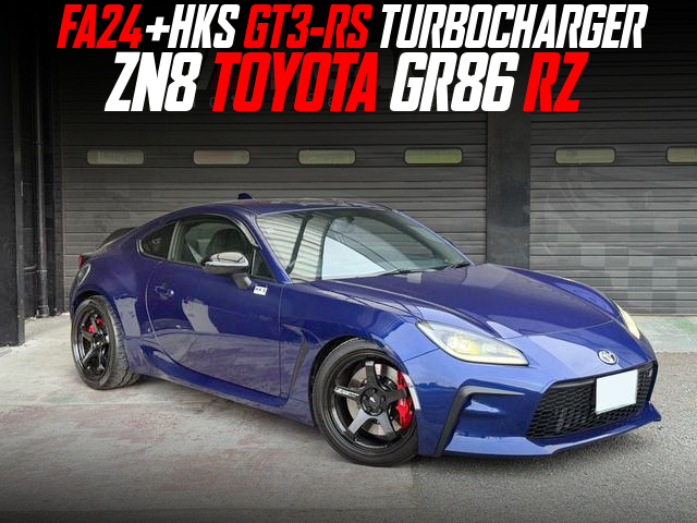 FA24+HKS GT3-RS TURBOCHARGER in the ZN8 TOYOTA GR86 RZ.