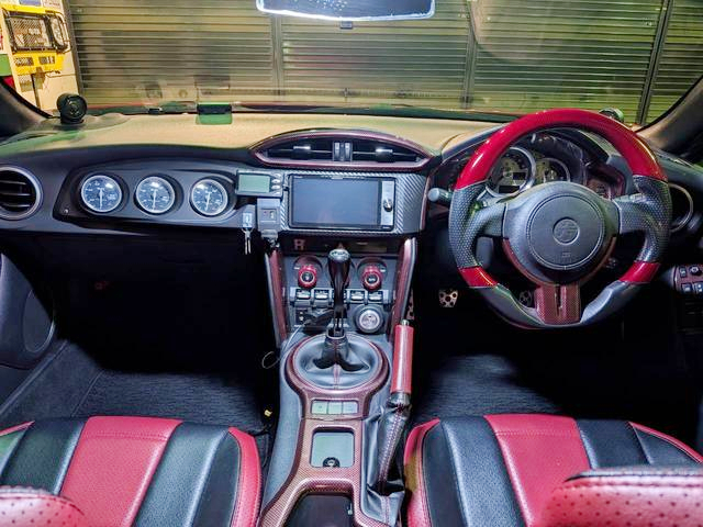 Interior of SARD WIDEBODY ZN6 TOYOTA 86GT.