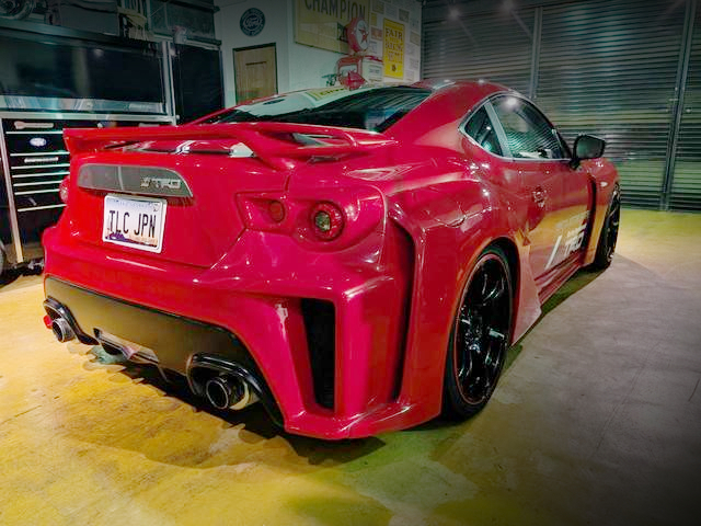 Rear exterior of SARD WIDEBODY ZN6 TOYOTA 86GT.