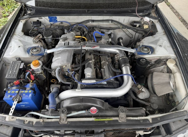 RB20DET turbo engine of PANDEM WIDEBODY HCR32 SKYLINE 2-DOOR.