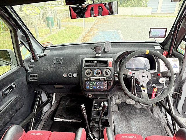 Interior of 290HP HONDA CAPA.