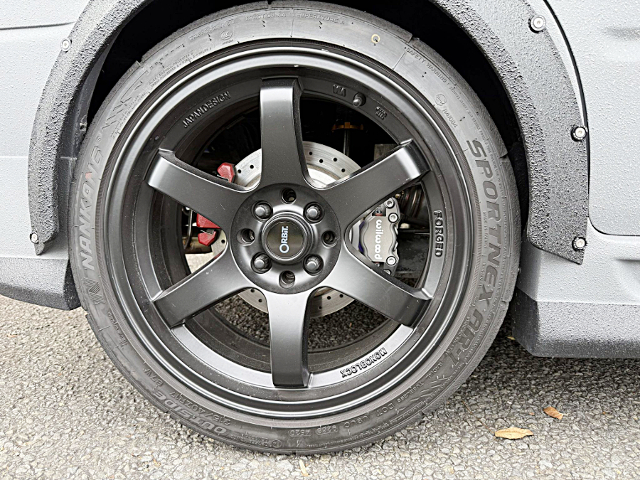 Rear Twin Calipers of 290HP HONDA CAPA.