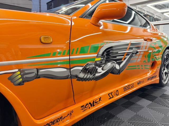 Side exterior of JZA80 SUPRA SZ AERO TOP.