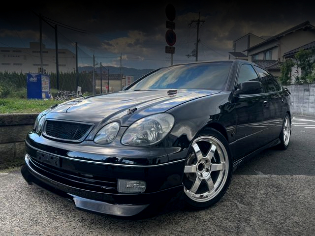 Front exterior of 600PS JZS161 ARISTO.