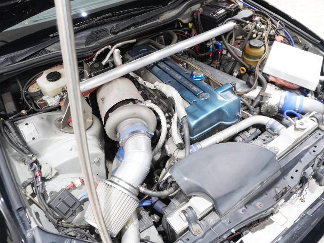 2JZ-GTE+TRUST T88 SINGLE TURBO.