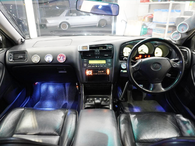 Manual Shift Conversion Interior of JZS161 ARISTO V300 VERTEX EDITION.