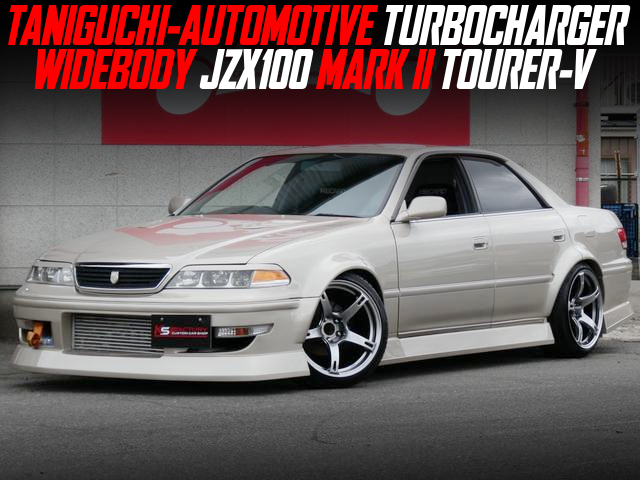 TANIGUCHI-AUTOMOTIVE TURBOCHARGER in the WIDEBODY JZX100 MARK II TOURER-V.