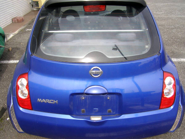 Rear exterior of K12 NISSAN MARCH.